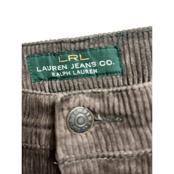 LRL Lauren Jeans Co. Ralph Lauren Classic Bootcut Brown Corduroy Pants Size 12 - Picture 4 of 9